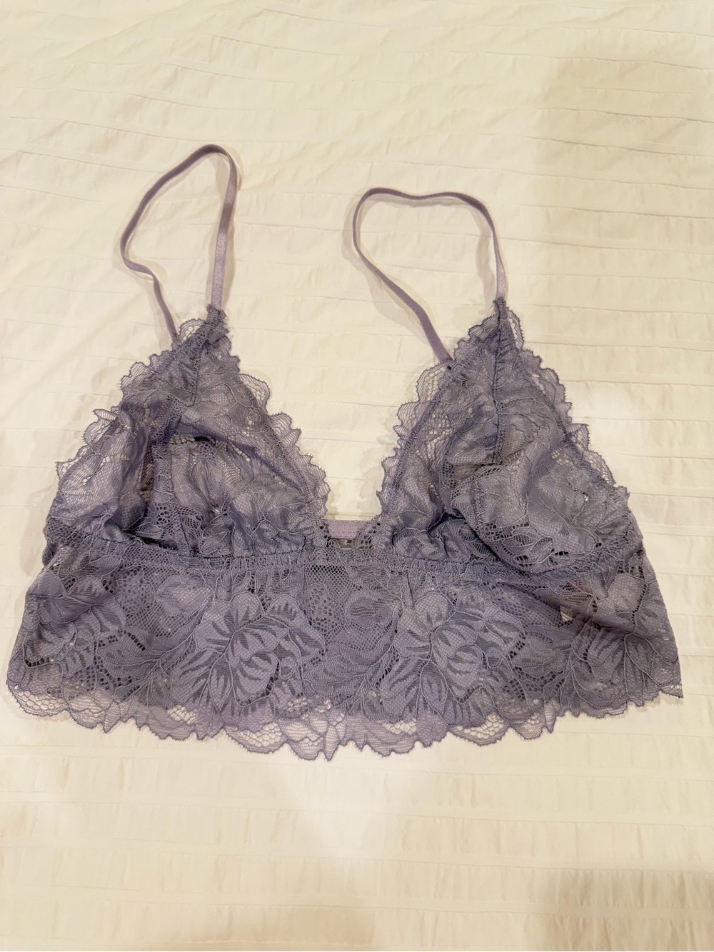 Free people purple lace bra size Small
